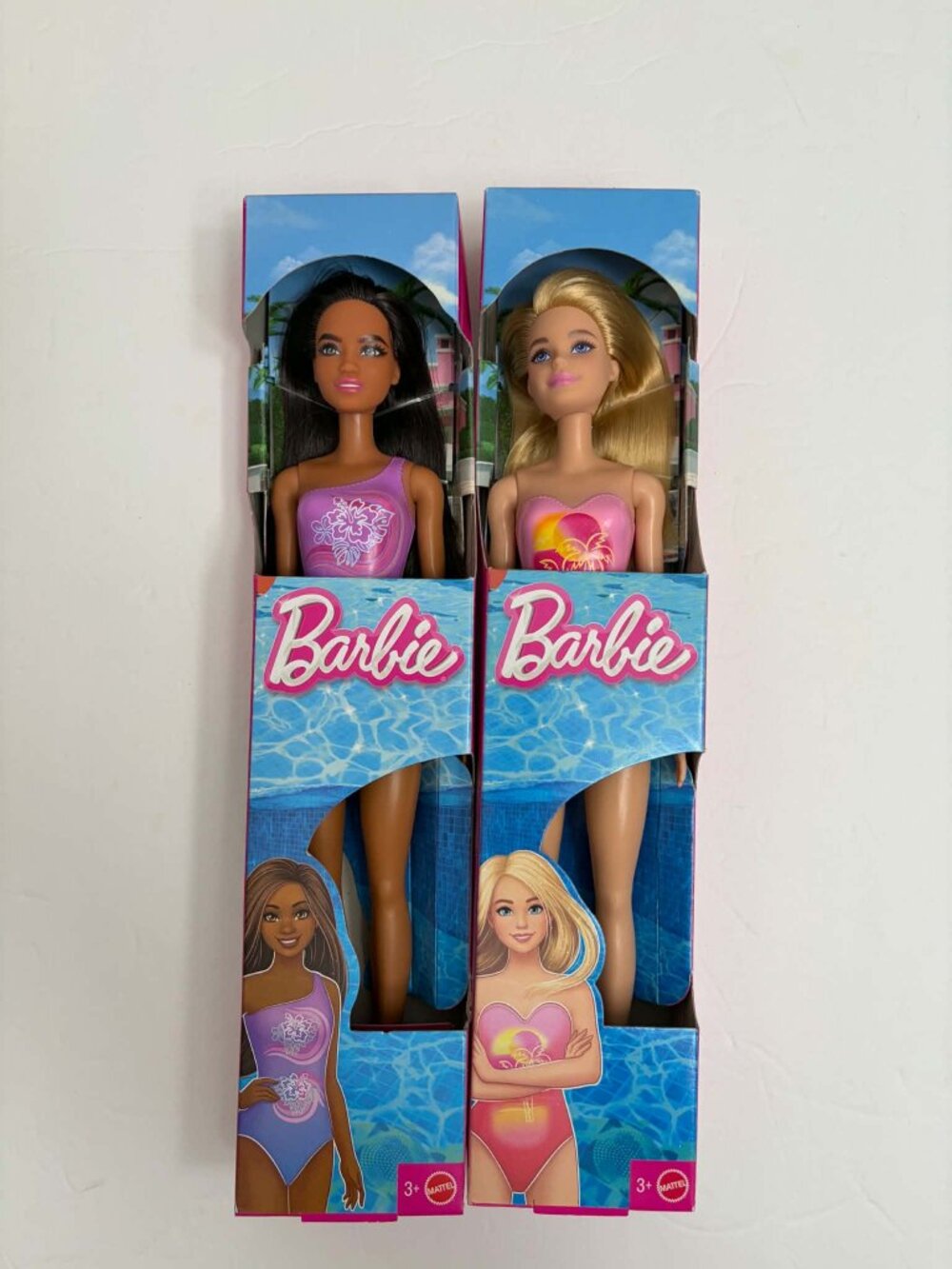 Set of 2 Beach Barbie Dolls